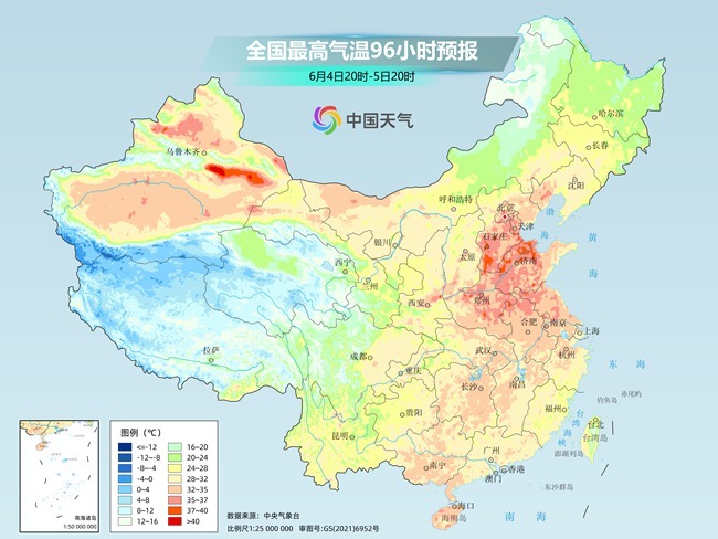 气温弹射起飞！河北、河南、(🕦)山东部分地区最高气温将超过38℃